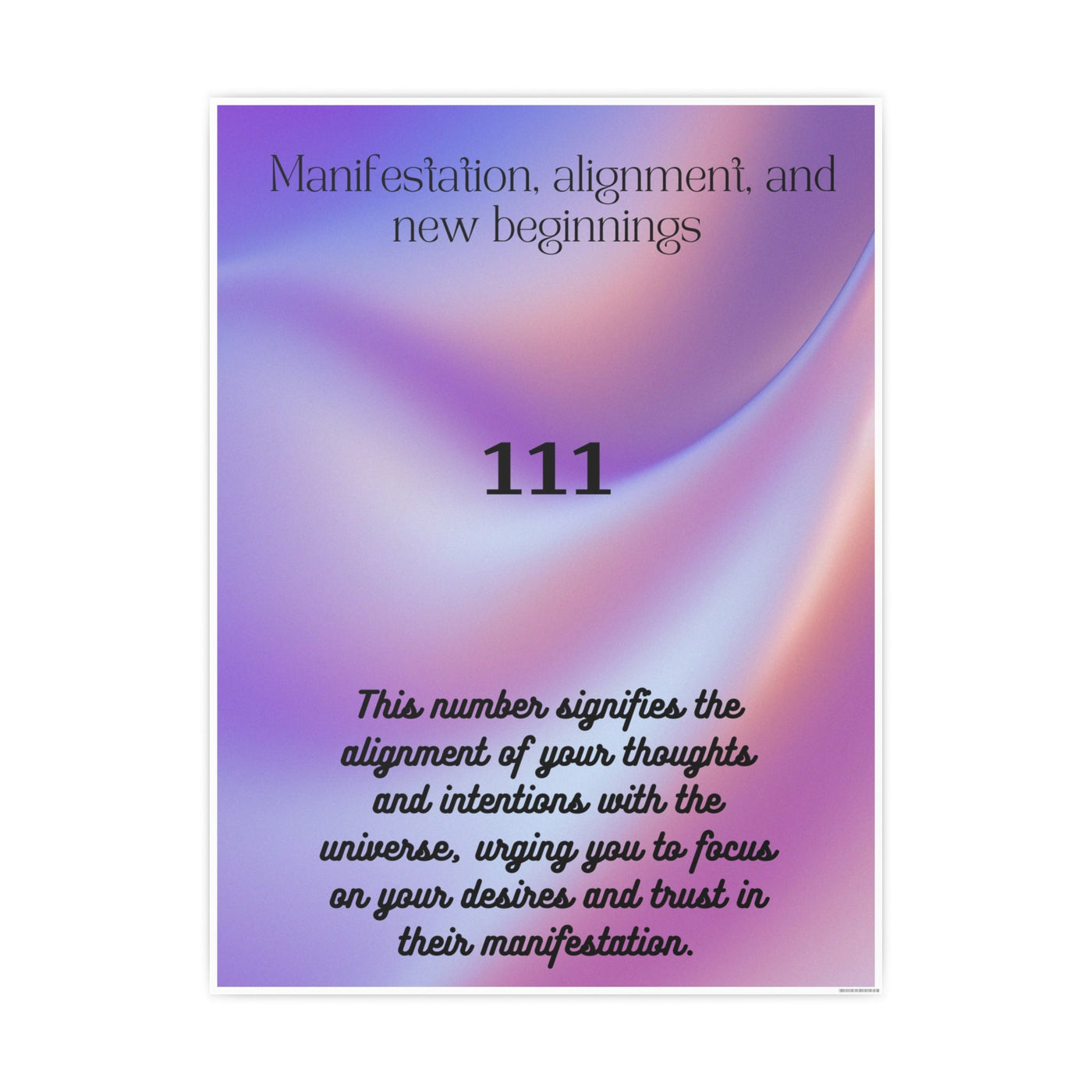 Angel Number Posters