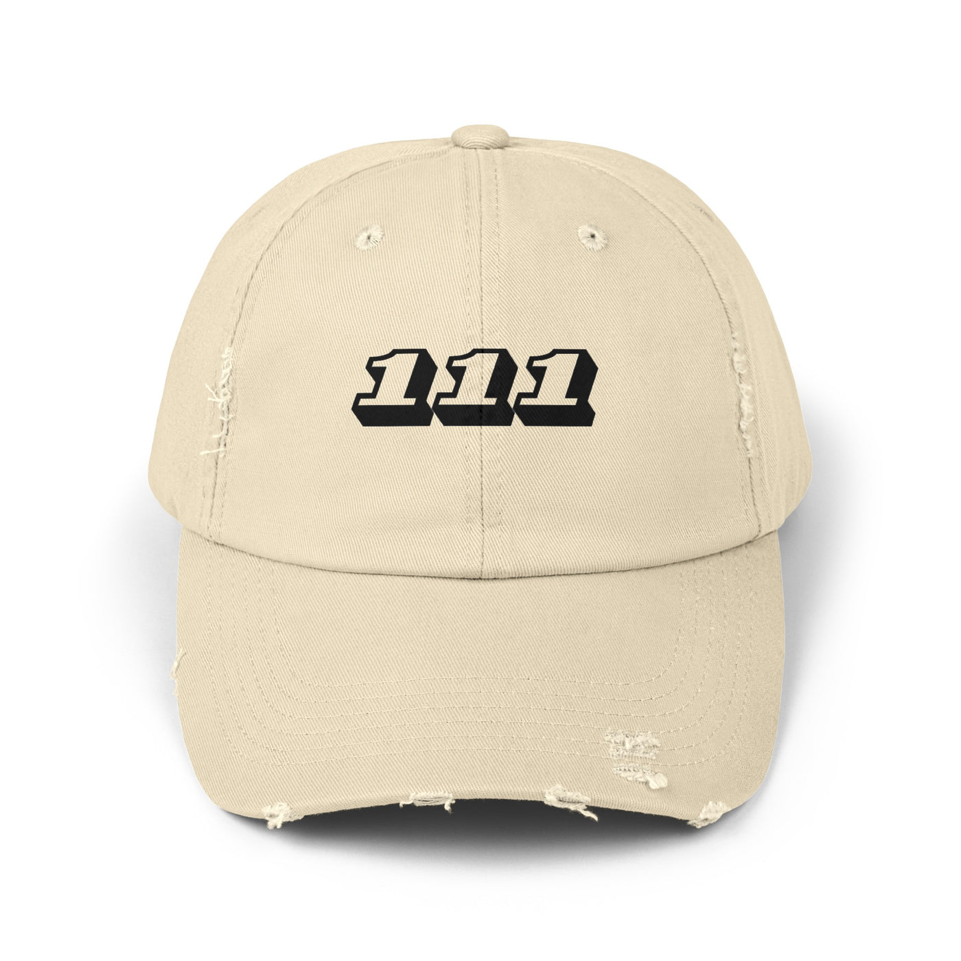 Angel Number 111 - Unisex Distressed Cap
