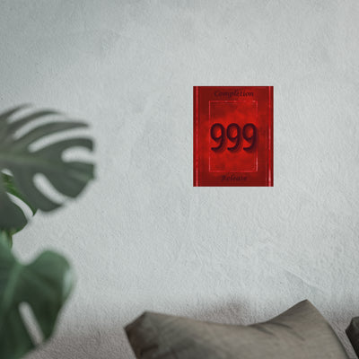 999 - Completion & Release Poster
