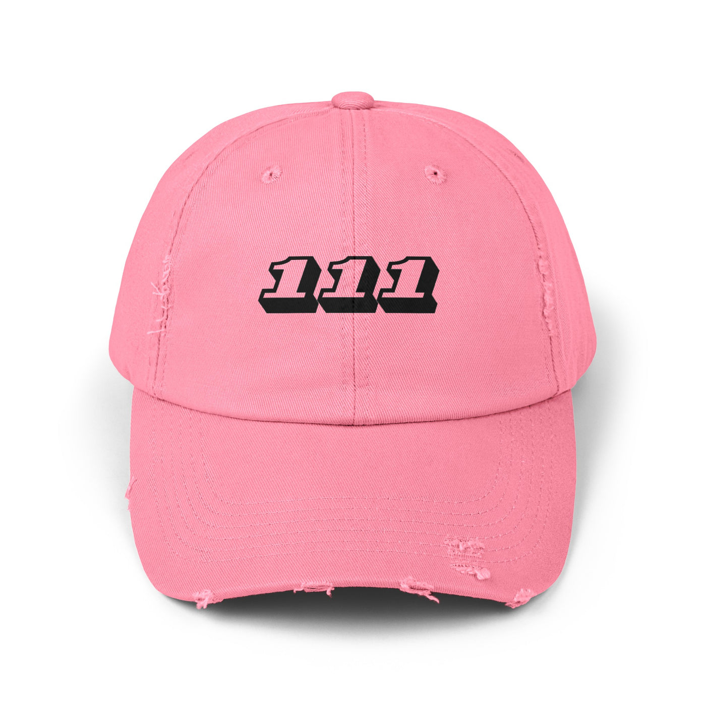 Angel Number 111 - Unisex Distressed Cap