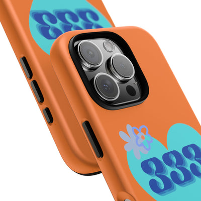 "Speak with Love" – 333 Heart Phone Case