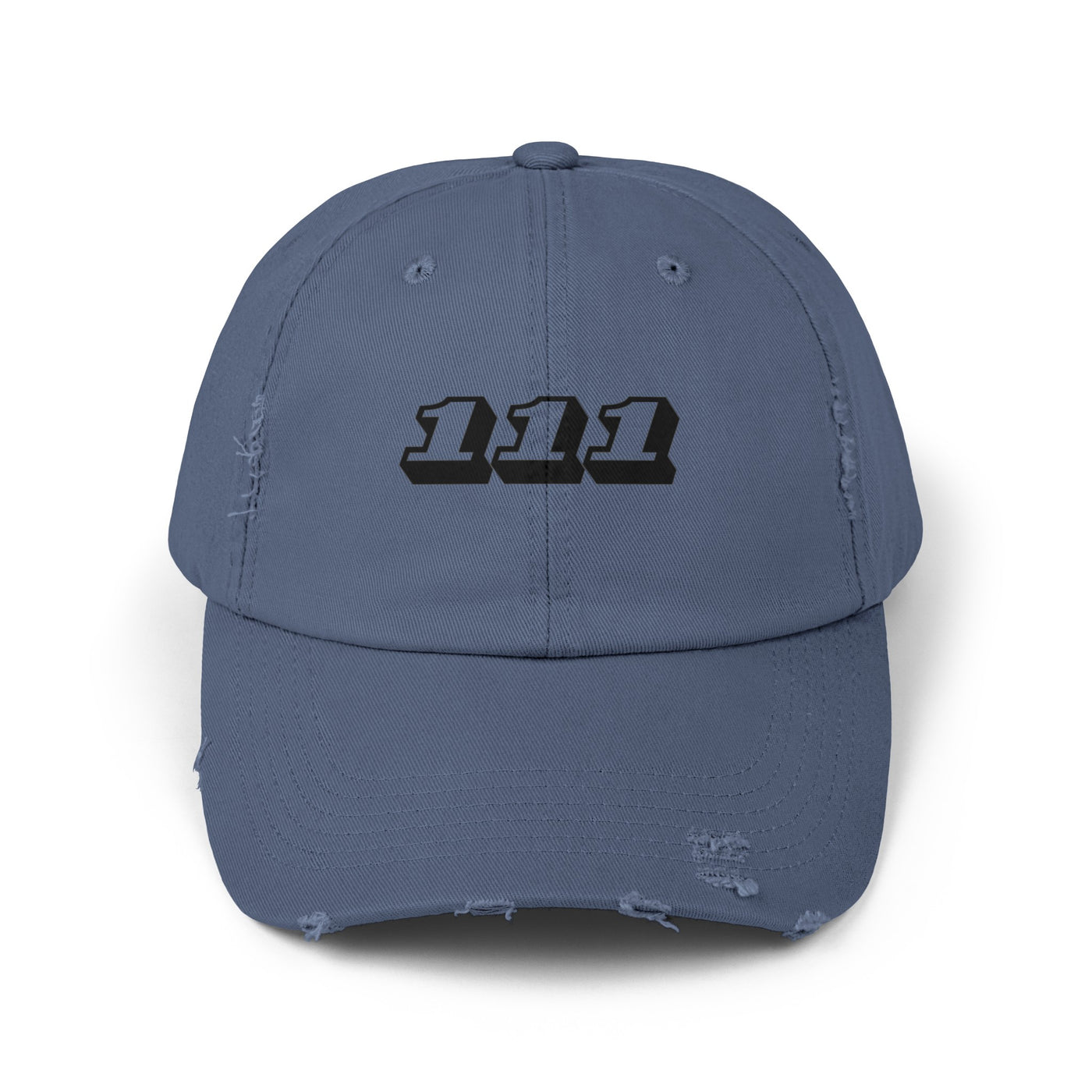 Angel Number 111 - Unisex Distressed Cap