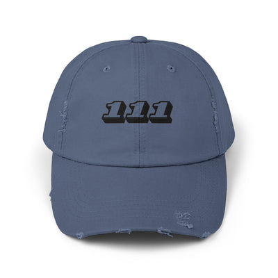 Angel Number 111 - Unisex Distressed Cap