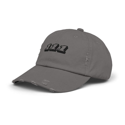 Angel Number 111 - Unisex Distressed Cap