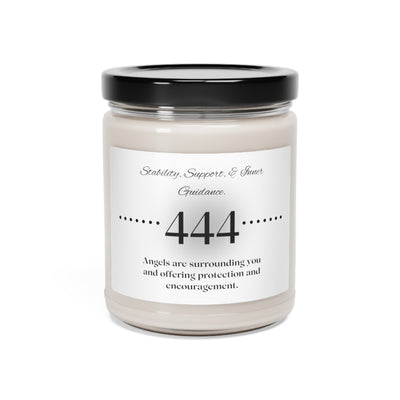 Guardian's Light: Angel Number 444 Candle - Scented Soy Candle, 9oz