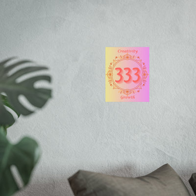 333 - Creativity & Growth Poster