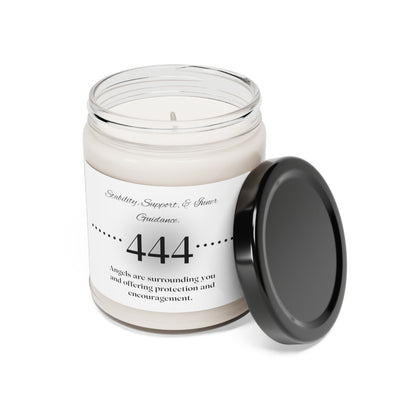 Guardian's Light: Angel Number 444 Candle - Scented Soy Candle, 9oz