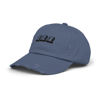 Angel Number 111 - Unisex Distressed Cap