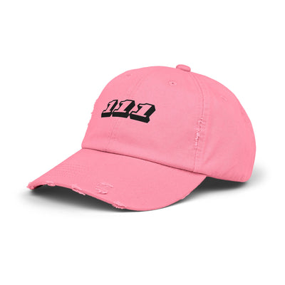 Angel Number 111 - Unisex Distressed Cap