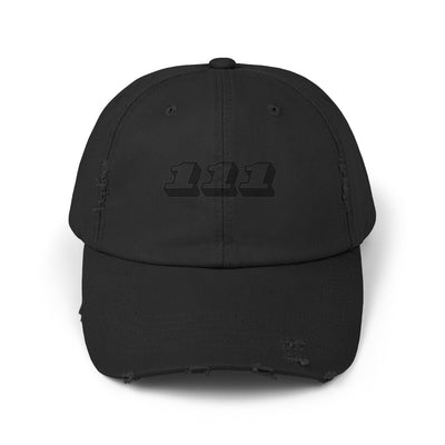 Angel Number 111 - Unisex Distressed Cap