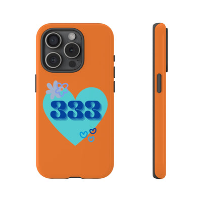 "Speak with Love" – 333 Heart Phone Case