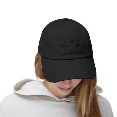 Angel Number 111 - Unisex Distressed Cap