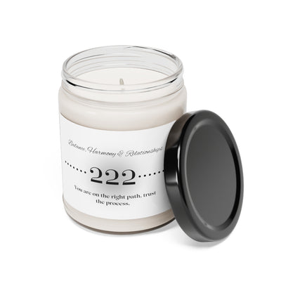 Divine Balance: Angel Number 222 Candle - Scented Soy Candle, 9oz