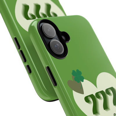 "Aligned in Love & Luck" – 777 Angel Number Heart Phone Case