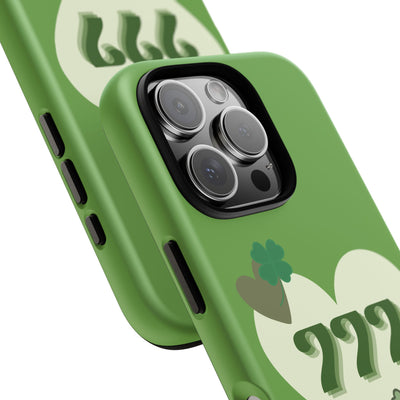"Aligned in Love & Luck" – 777 Angel Number Heart Phone Case