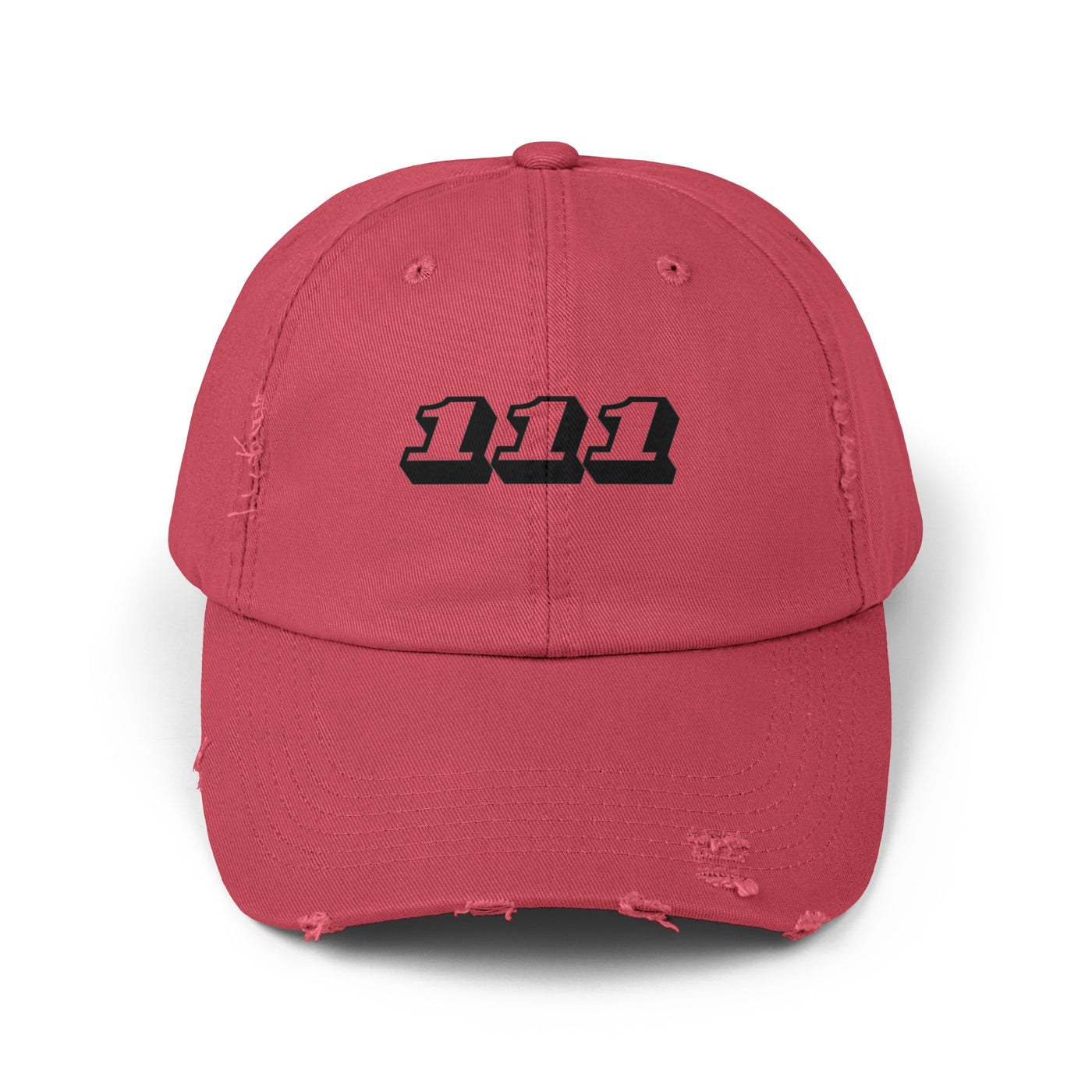 Angel Number 111 - Unisex Distressed Cap