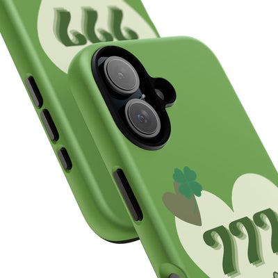 "Aligned in Love & Luck" – 777 Angel Number Heart Phone Case