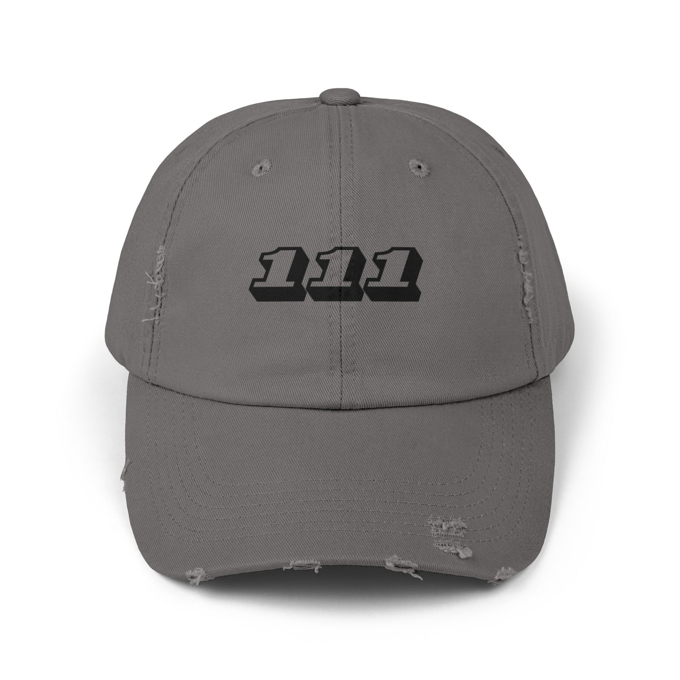 Angel Number 111 - Unisex Distressed Cap