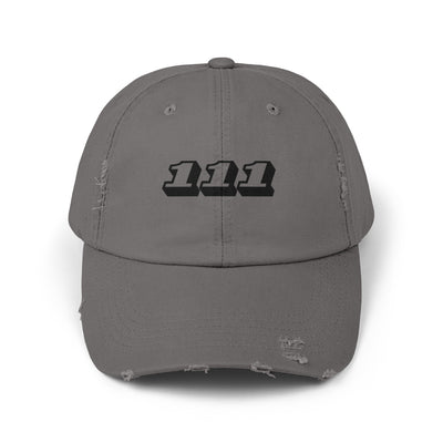 Angel Number 111 - Unisex Distressed Cap