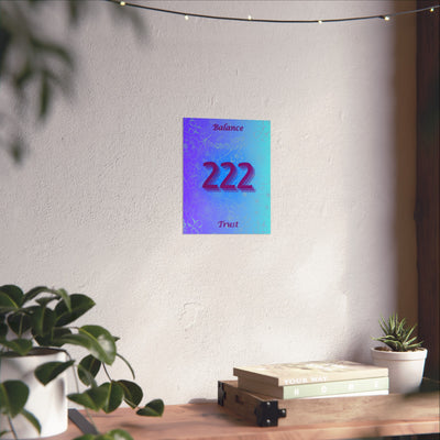 222- Balance & Trust Poster