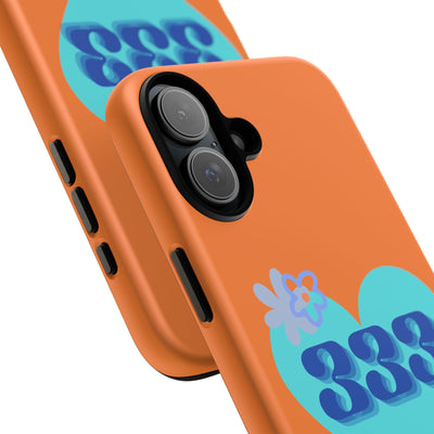 "Speak with Love" – 333 Heart Phone Case